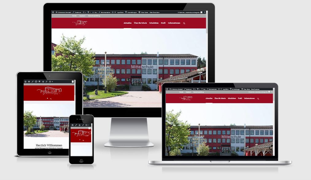 HAWEKO-Group GmbH, gestaltung einer Website für Mittelschule Altenstadt