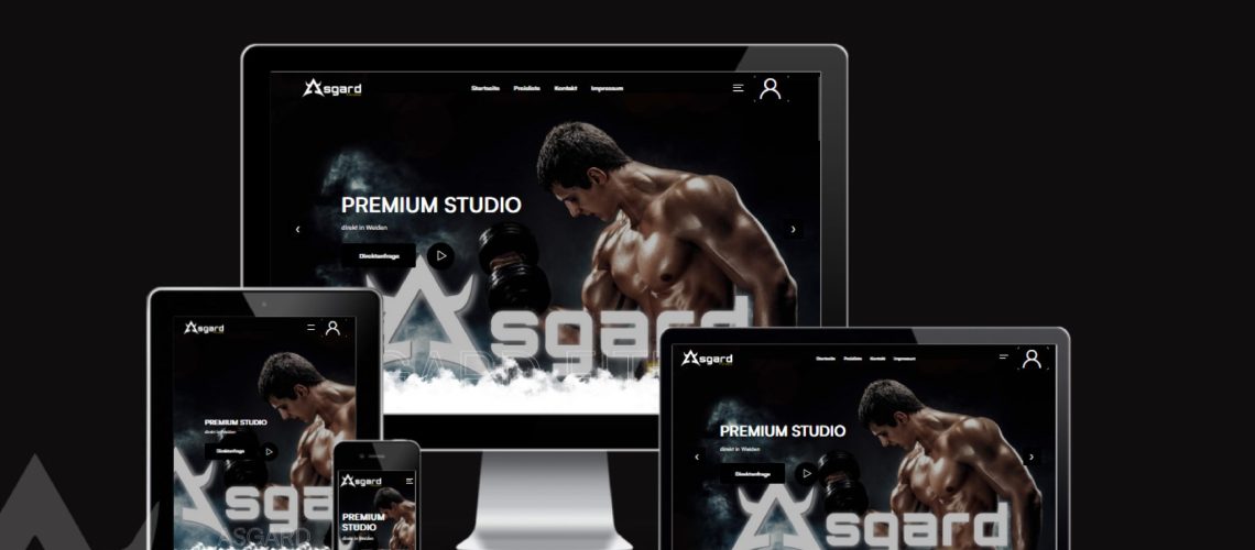 ASGARD-Fitness aus Weiden, unsere Referenz für eine Wordpress Internetseite