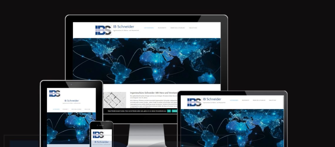 IBS - Ingenieurbüro Schneider, erstrahlt im neuen Glanz, nun auch im Web mit neuer WordPress Internetseite.